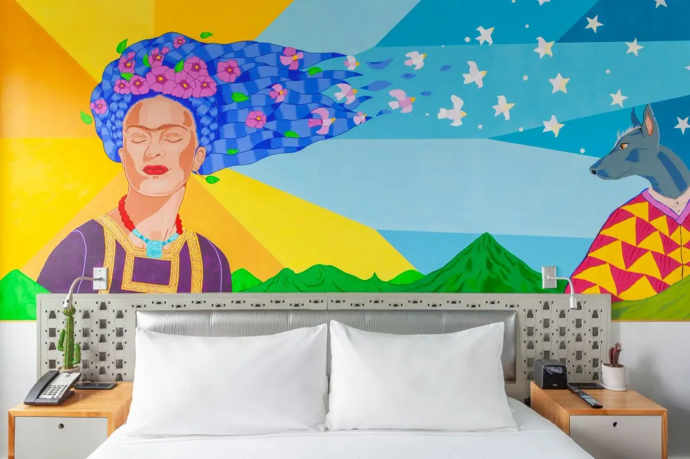 frida kahlo room nu hotel